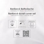 Vendbart sengetøy renforcé 35x40/80x80 cm bomull - Baby Best