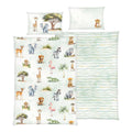 Vendbart sengetøy safari renforcé bomull 40x60/100x135 cm forfra