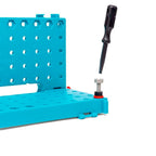 Innhold i Verkstedkoffert 58 deler fra 3 år 21x6x32 cm - BRIO