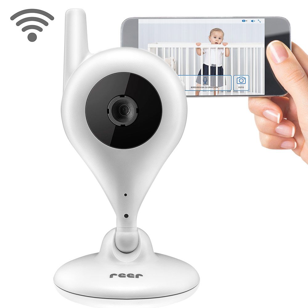 Video-babycall IP-Cam med nattsyn og toveis tale - Reer forfra