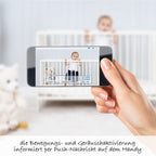 Nærbilde av Video-babycall IP-Cam med nattsyn og toveis tale - Reer