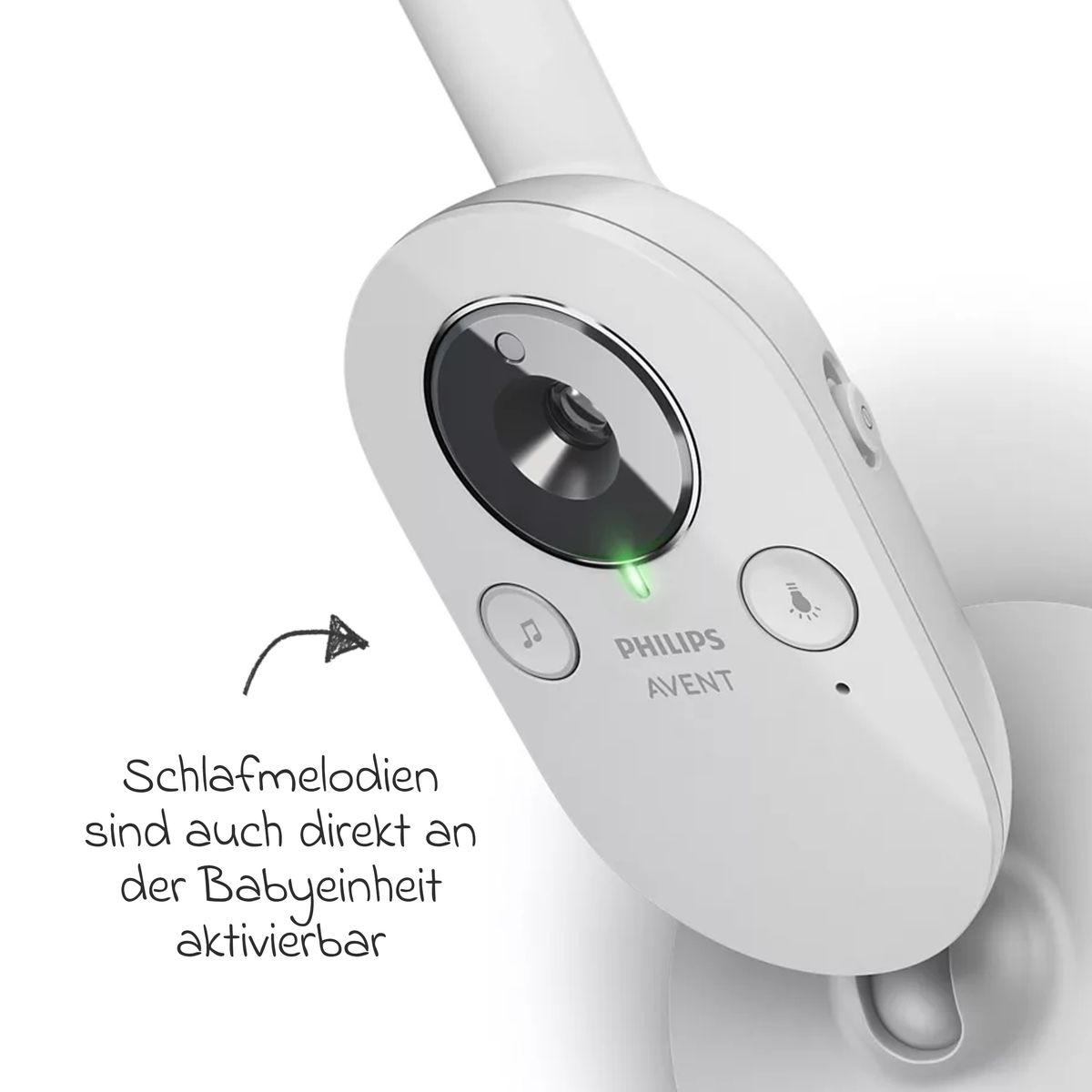 Videobabycall Premium SCD892/26 med 3,5'' fargeskjerm med nattlys aktivert