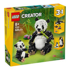 Ville dyr pandafamilie 31165 3-i-1 sett forfra