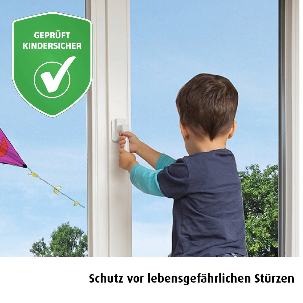 Vindussikring WinLock 3-pack uten boring bakside