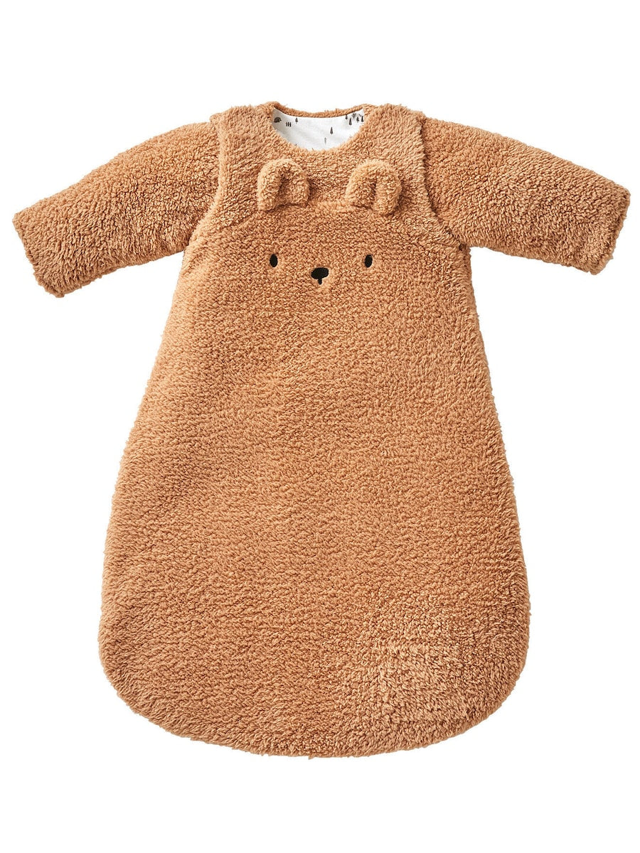 Vintersovepose med avtakbare ermer teddyfleece TOG 3 montert og klar til bruk