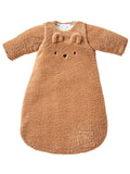 Vintersovepose med avtakbare ermer teddyfleece TOG 3 montert og klar til bruk