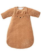 Vintersovepose med avtakbare ermer teddyfleece TOG 3 montert og klar til bruk
