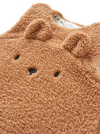 Vintersovepose med avtakbare ermer teddyfleece TOG 3 i brun farge