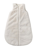 Vintersovepose for baby med avtagbare ermer, kunstpels bakside