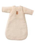 Bakside av vintersovepose for baby med avtagbare ermer teddyfleece TOG 3