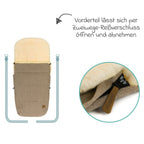 Vognpose Bernina Wool i bruk i barnevogn