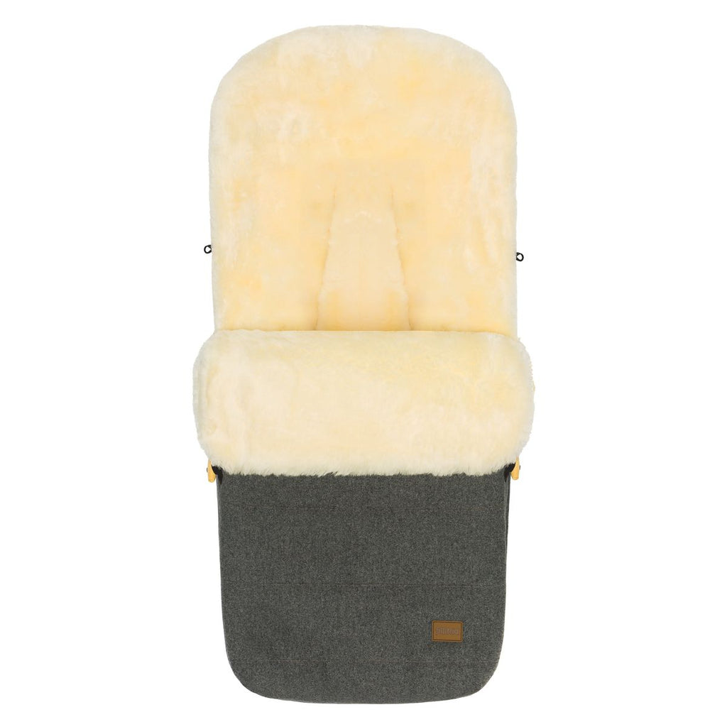 Vognpose Bernina Wool i merino lammeskinn forfra