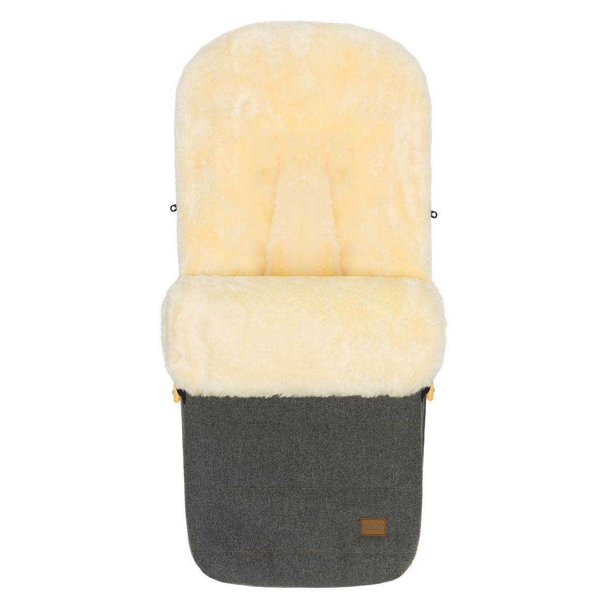 Vognpose Bernina Wool i merino lammeskinn forfra