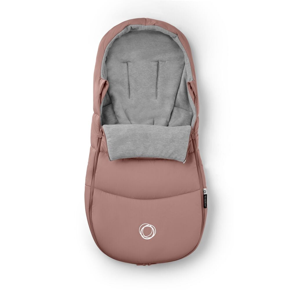 Vognpose Dusty Pink med fleecefôr bakside