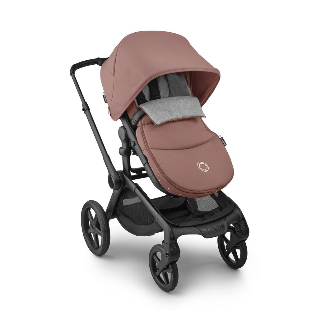 Nærbilde av magnetisk lukking på Vognpose Dusty Pink