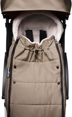 Montert Vognpose i fleece med avtakbar hette taupe BABYZEN YOYO i barnevogn