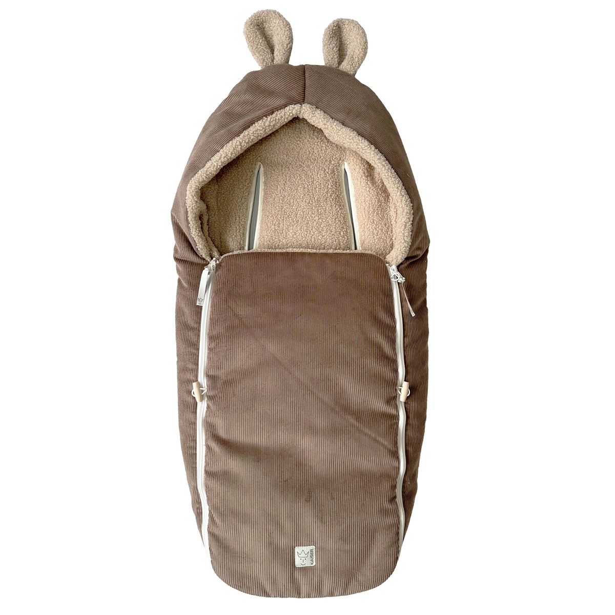 Vognpose Hima i fleece til babystol og bag foran