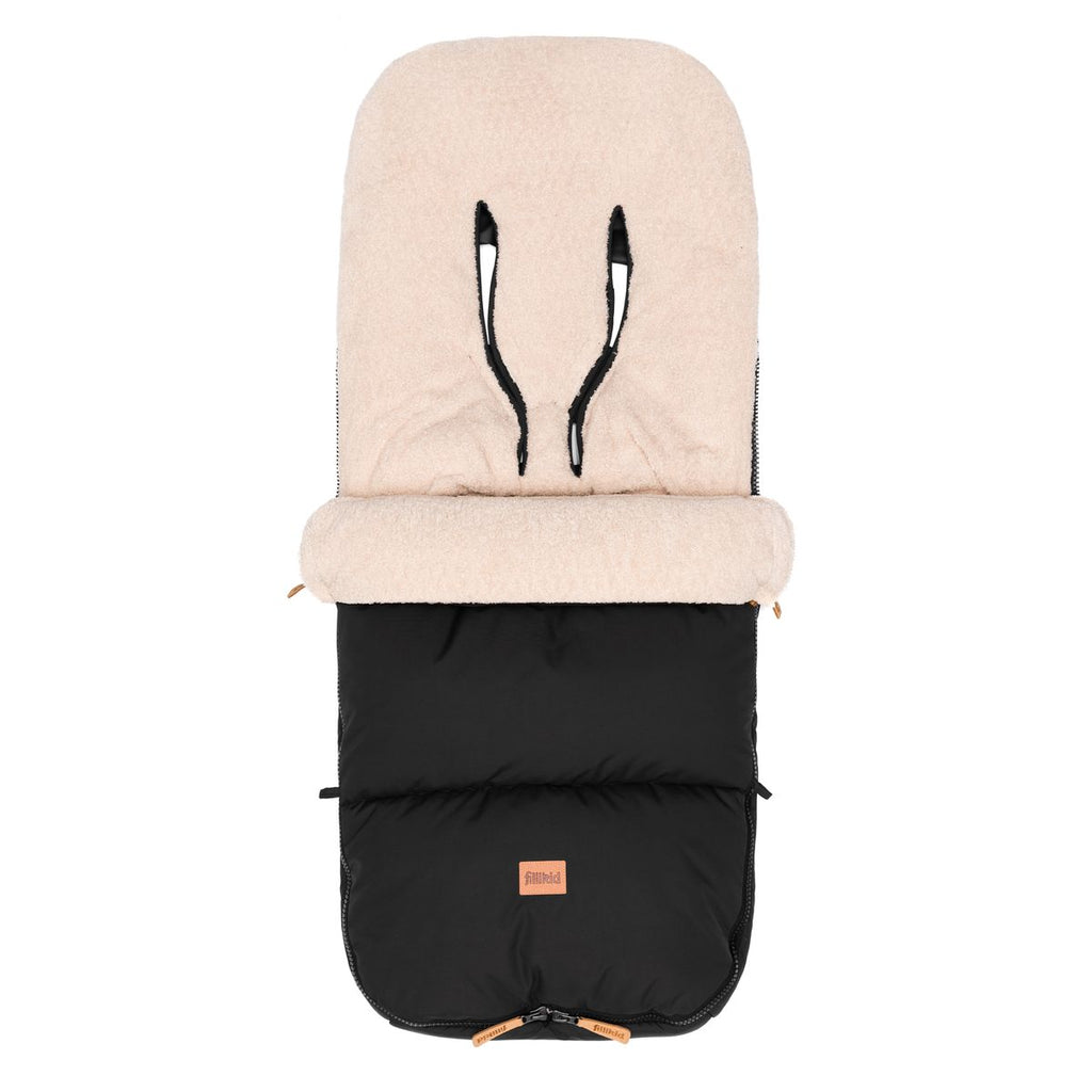 Detalj av fleece og teddyfôr i Vognpose Kinley i fleece med teddyfôr til sportsvogn