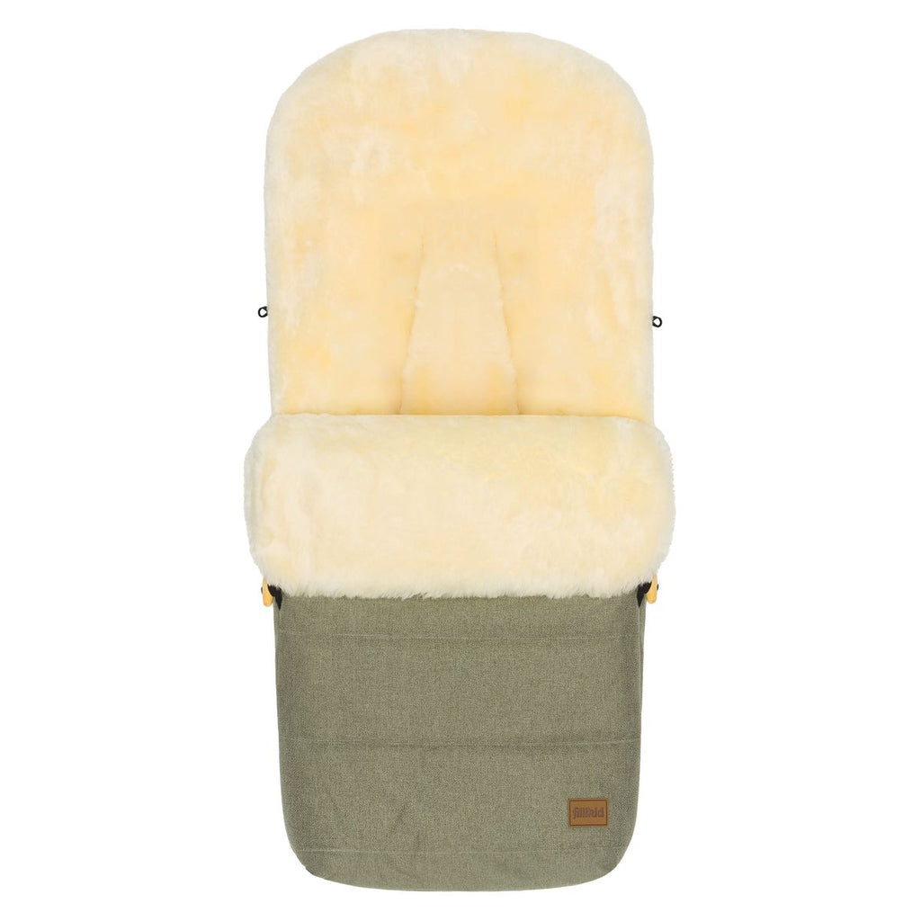 Vognpose i lammeskinn Bernina Style 100x50 cm - Fillikid forfra