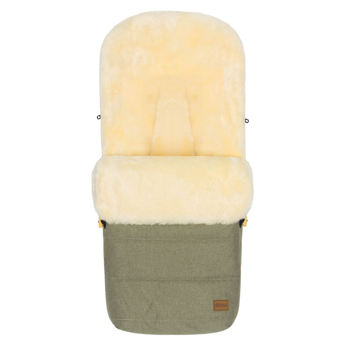 Vognpose i lammeskinn Bernina Style 100x50 cm - Fillikid forfra
