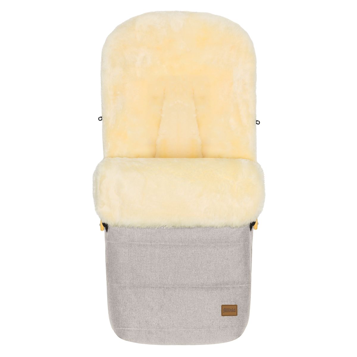 Vognpose i lammeskinn Bernina Style 100x50 cm - Fillikid bakside
