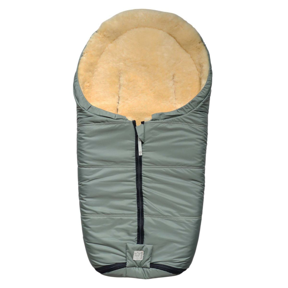 Vognpose i lammeskinn Naadja 80x37 cm for bilstol bakside