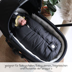Montert Vognpose i lammeskinn Naadja 80x37 cm for bilstol i bilstol