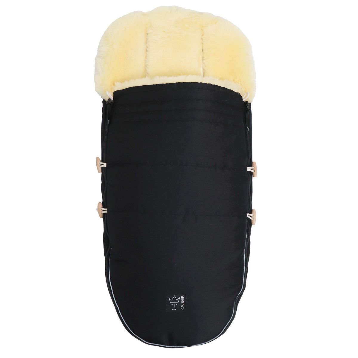 Vognpose Love the Nature i lammefell, sort - Kaiser forfra