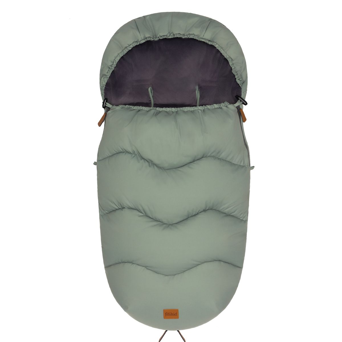 Bakside av Vognpose Ogre i fleece Fillikid
