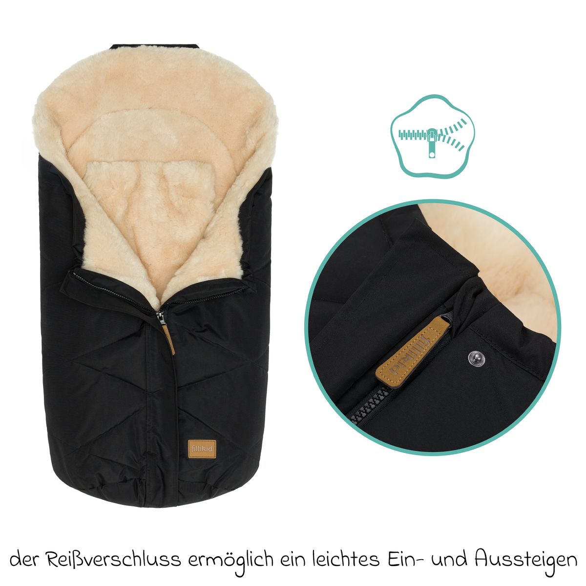 Vognpose Vegan Style i natur farge