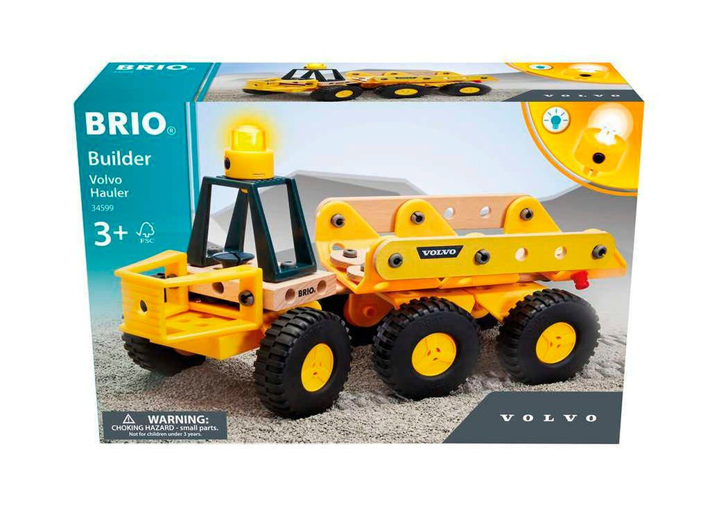 Volvo dumper byggesett fra 3 år - BRIO Builder bakside