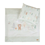 Vuggesett 2-delt Woodland Buddies 80x80 cm bomull forfra