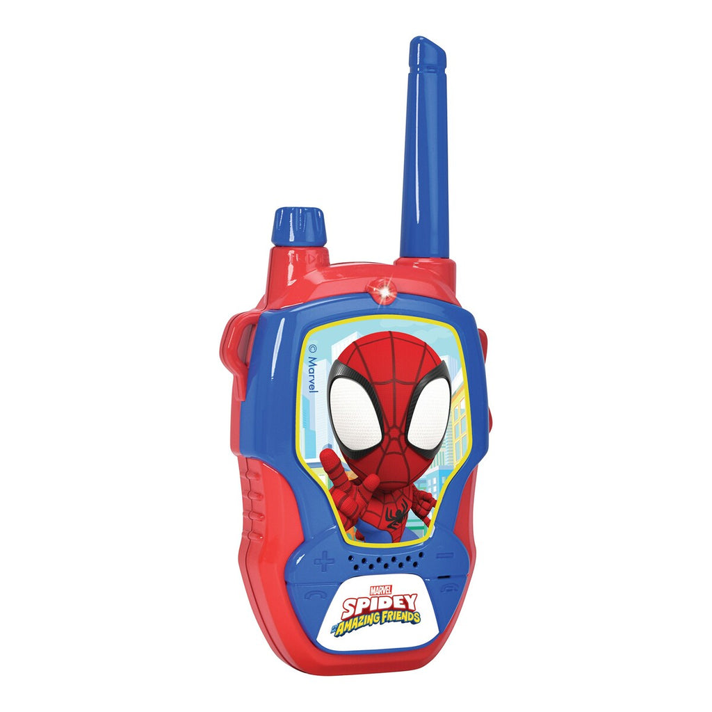 Detalj av knapper på Walkie talkie Spidey