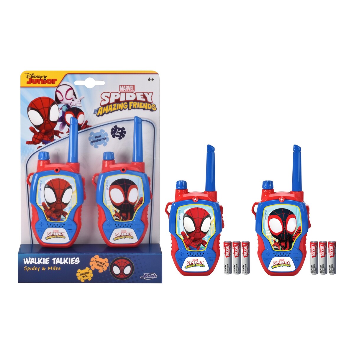 Montert Walkie talkie Spidey i bruk