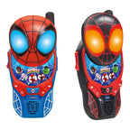 Walkie-talkies Spidey og hans supervenner nærbilde av LED-lys