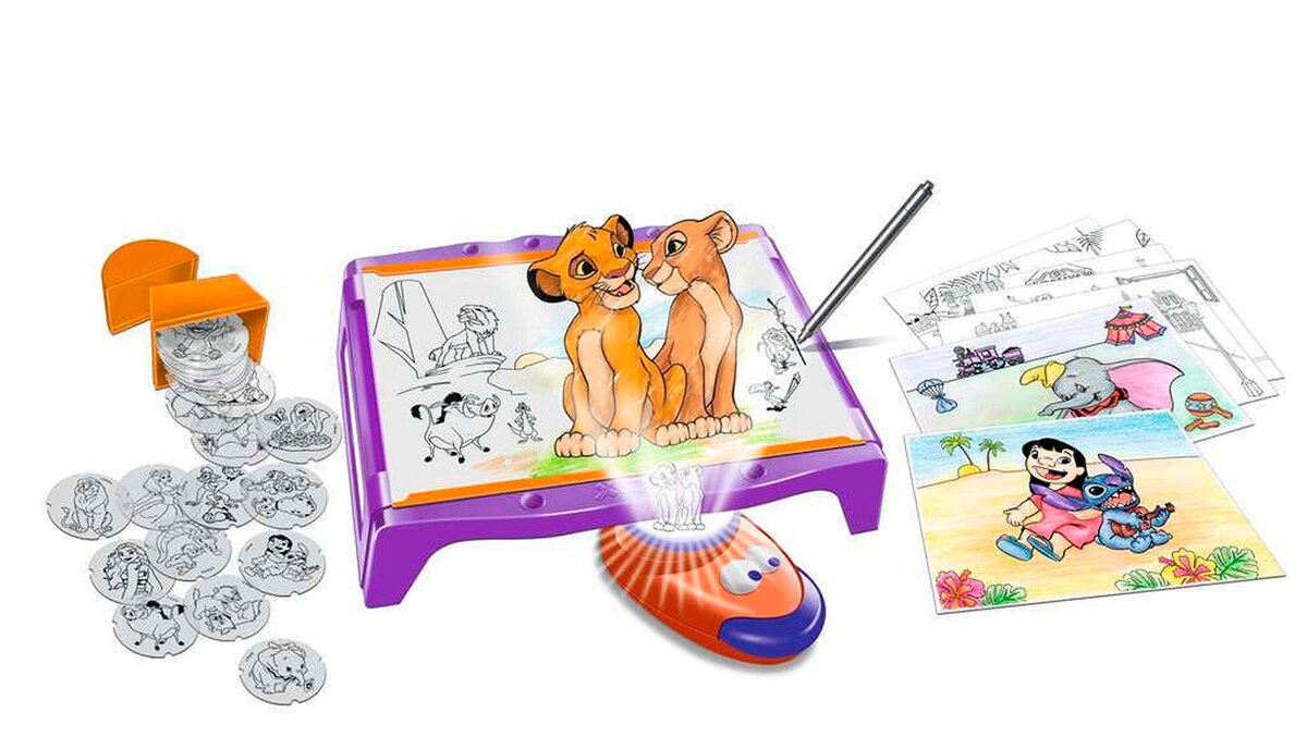 Montert Xoomy Maxi tegnebord med motivfolie og tegnestift