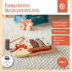 Xylofon i tre med revedesign fra 12 mnd bakside