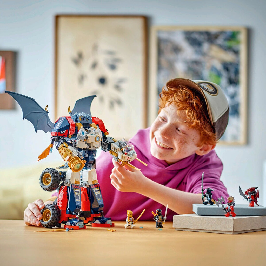 Montert Zanes Ultra-kombi-mech 71834 med minifigurer